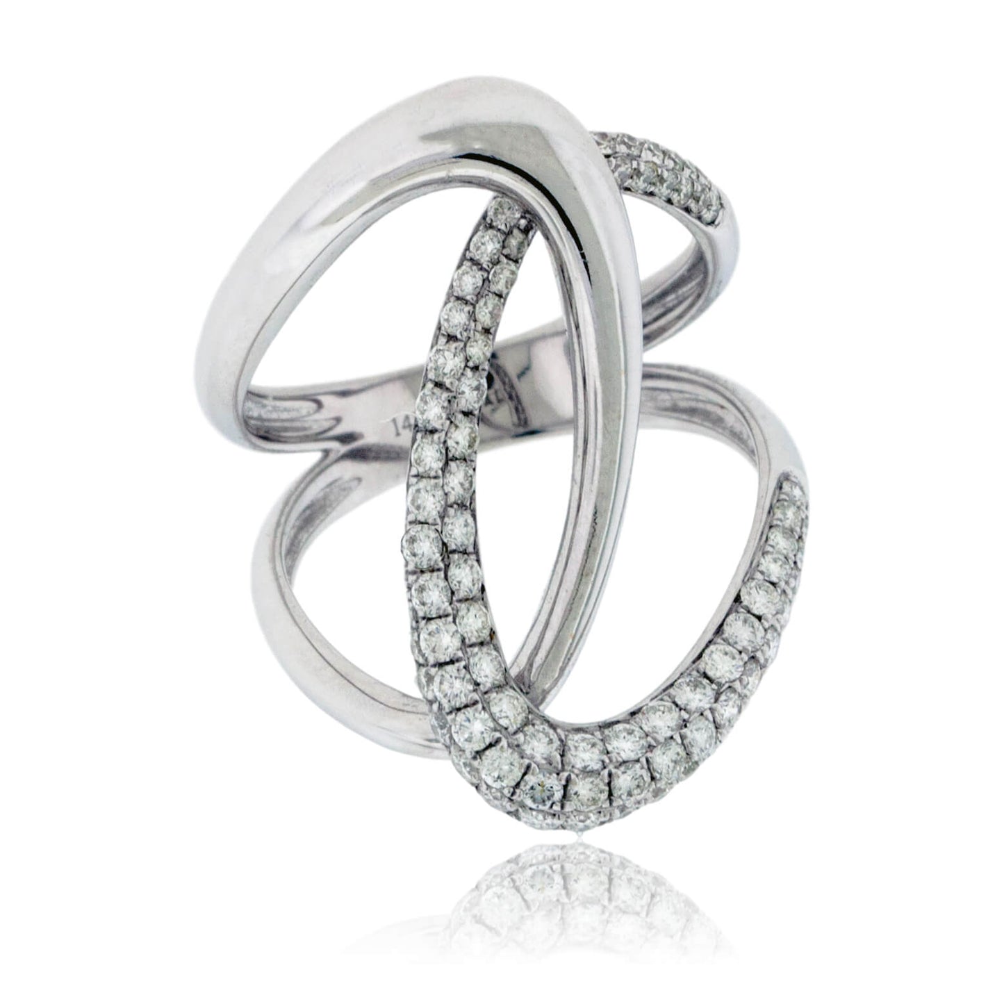 Criss-Cross Diamond Fashion Ring - Park City Jewelers