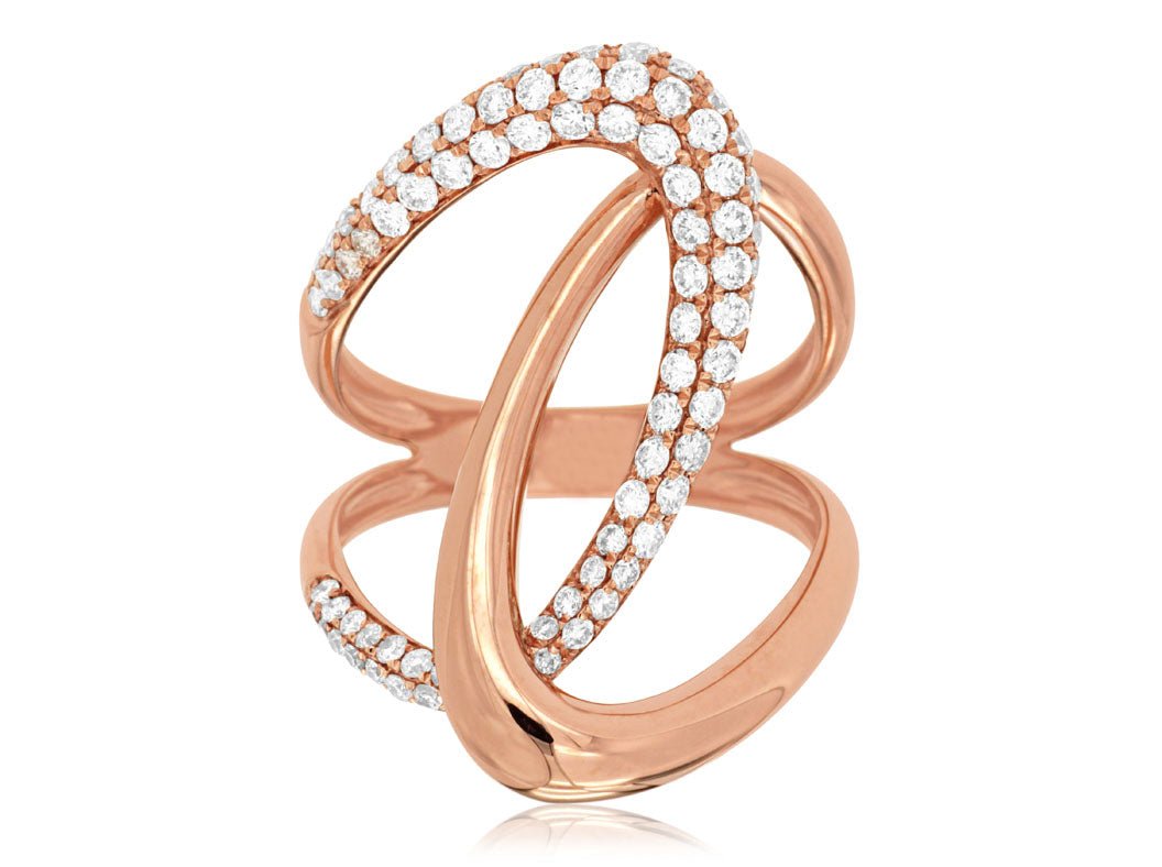Criss-Cross Diamond Fashion Ring - Park City Jewelers