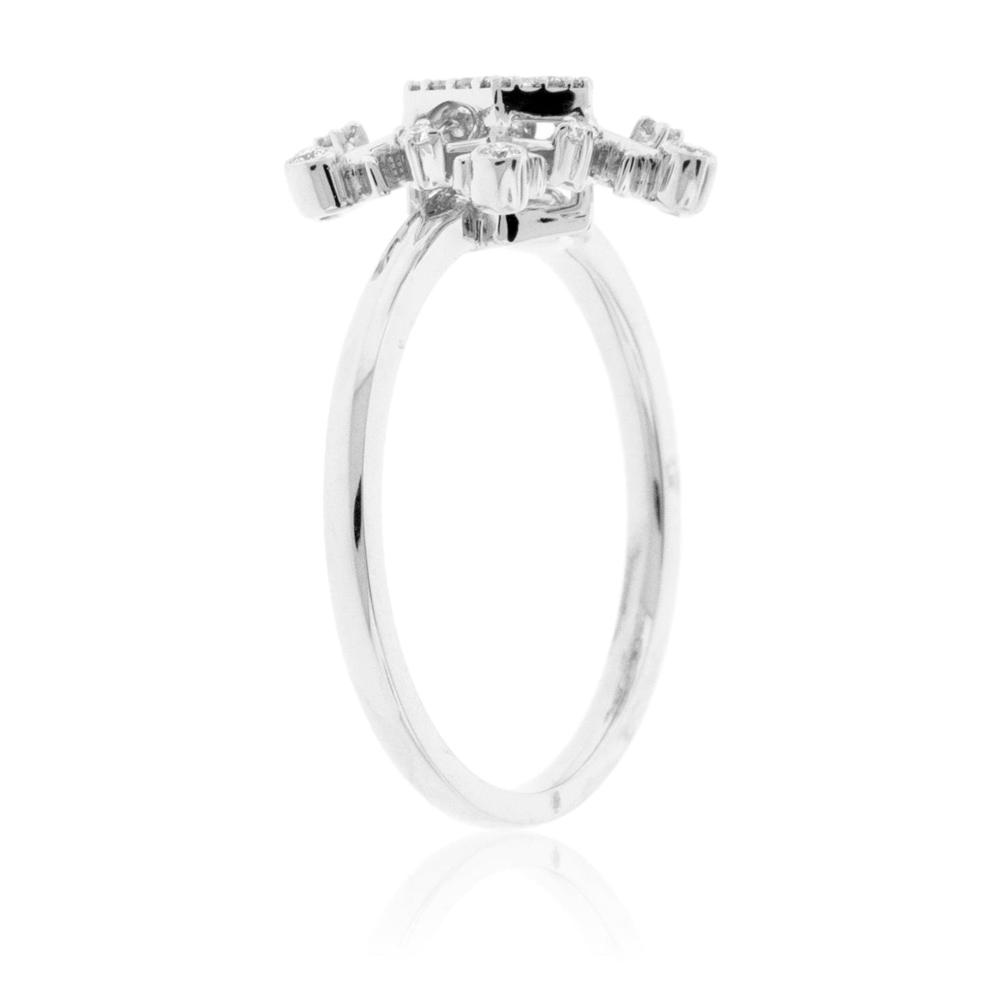 Dancing Diamond Snowflake Ring - Park City Jewelers