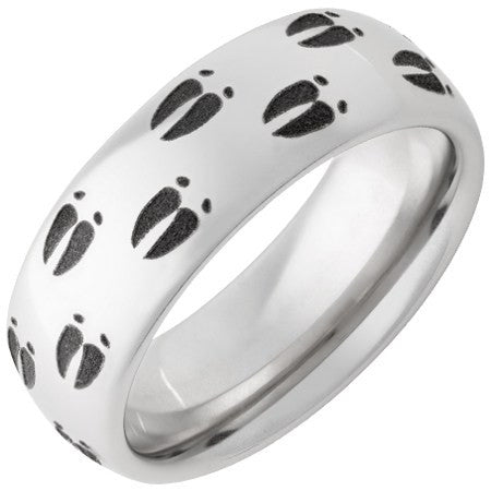 Deer Track Comfort Fit Band - Park City Jewelers