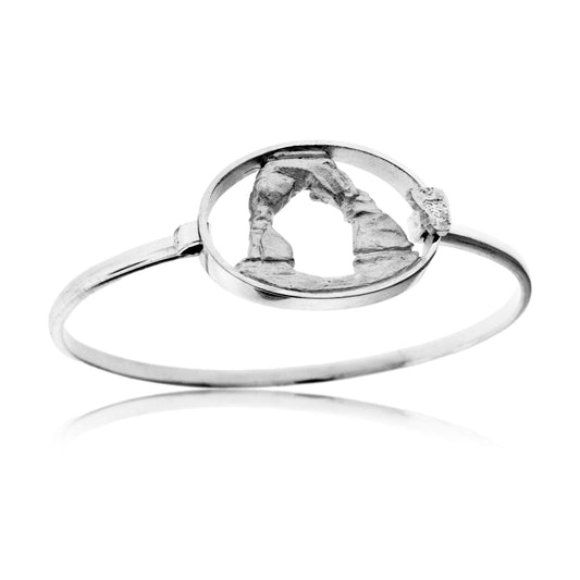 Delicate Arch Bangle Bracelet - Park City Jewelers