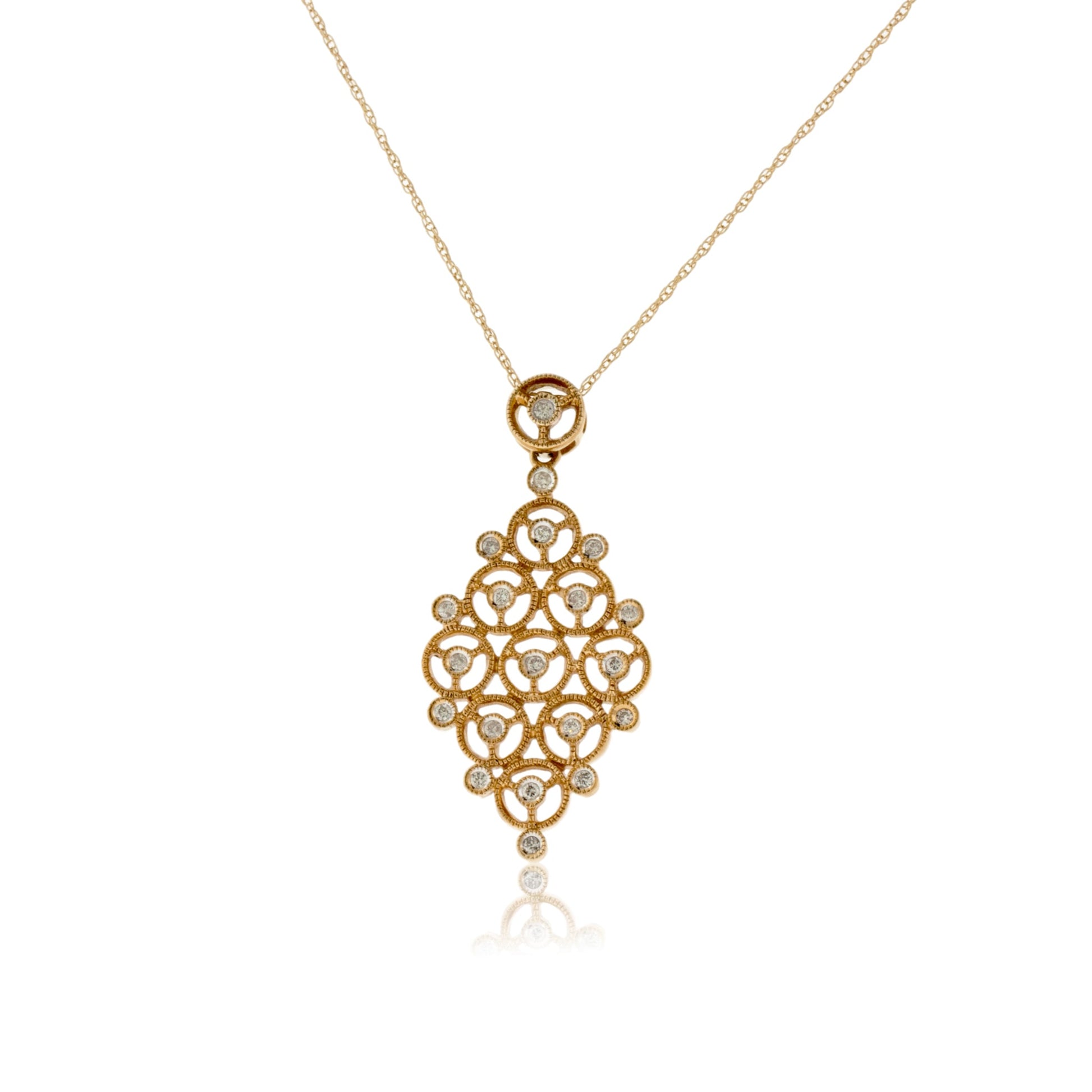 Diamond Chandelier Style Pendant - Park City Jewelers