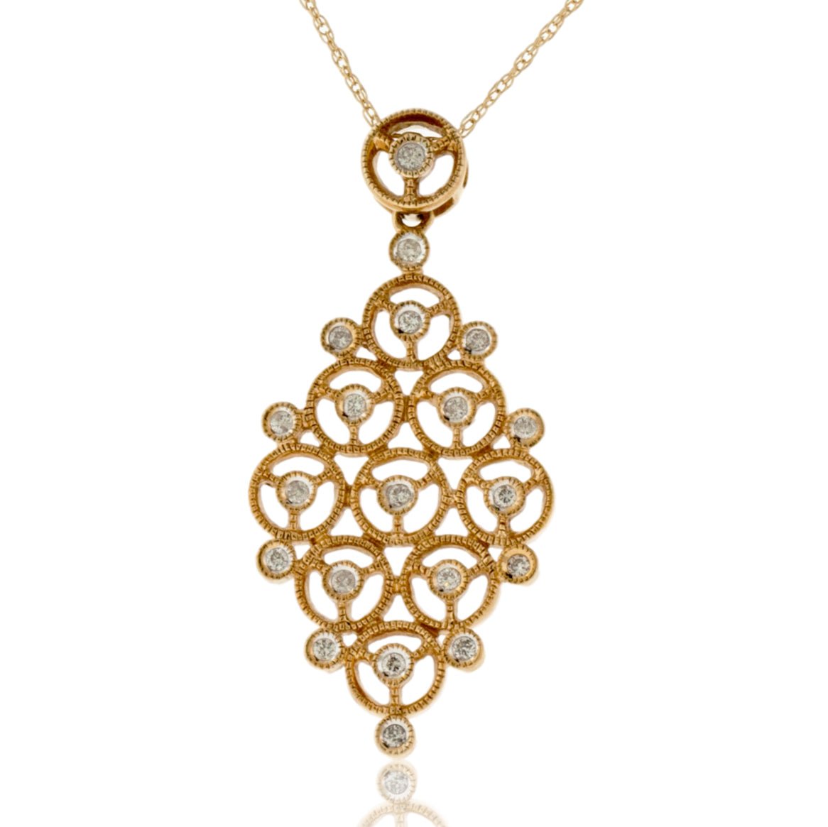 Diamond Chandelier Style Pendant - Park City Jewelers