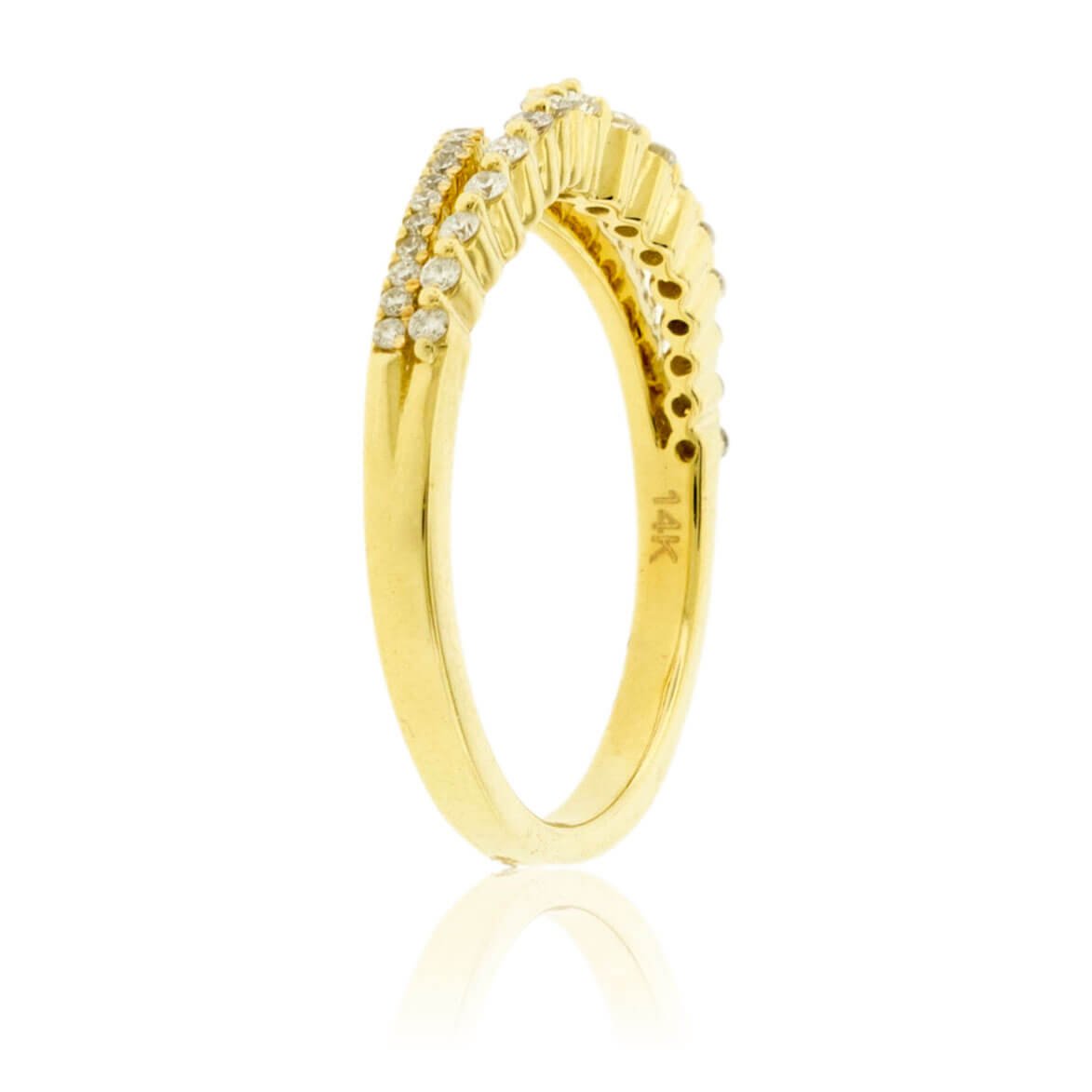 Diamond Contour Tracer Style Ring - Park City Jewelers