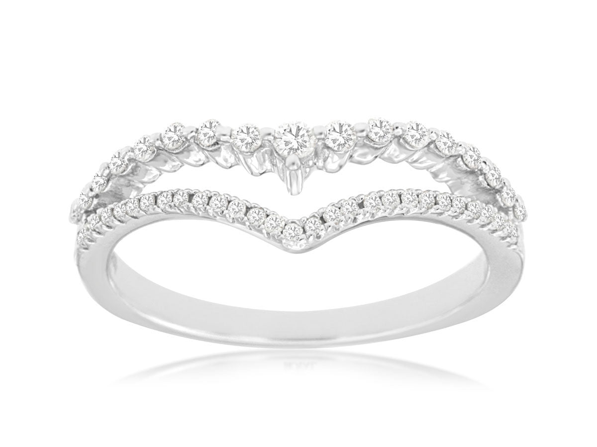 Diamond Contour Tracer Style Ring - Park City Jewelers