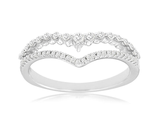 Diamond Contour Tracer Style Ring - Park City Jewelers