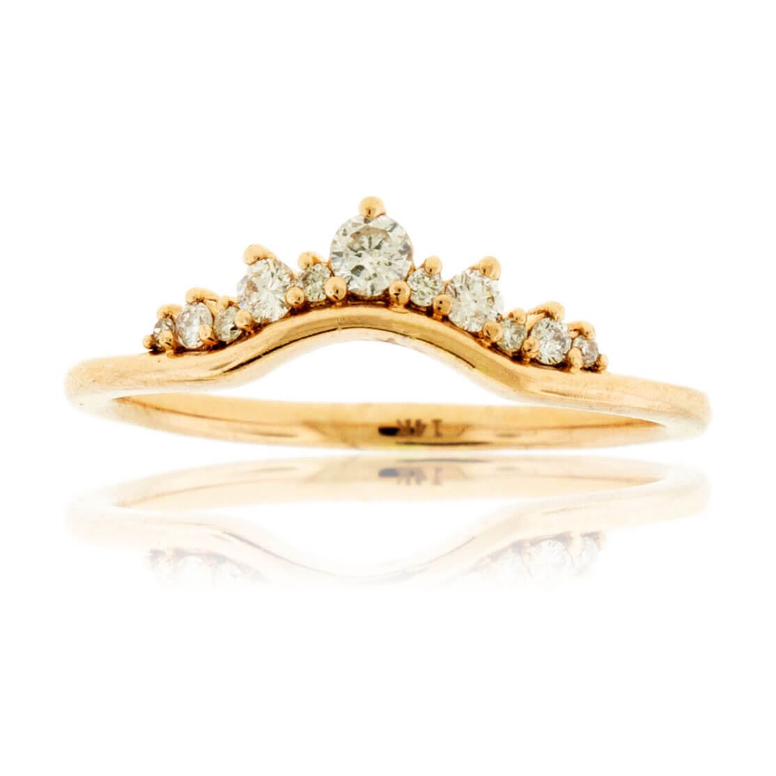 Diamond Contour Tracer Style Ring - Park City Jewelers