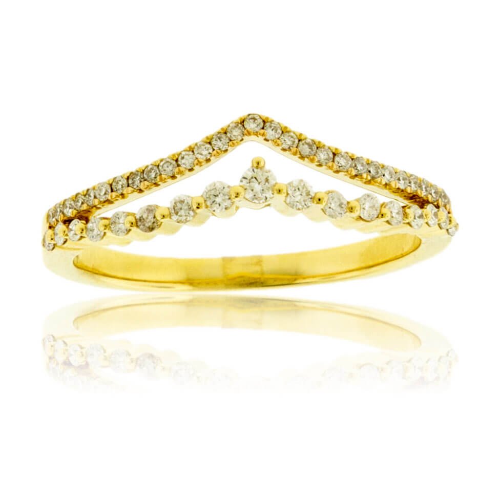 Diamond Contour Tracer Style Ring - Park City Jewelers