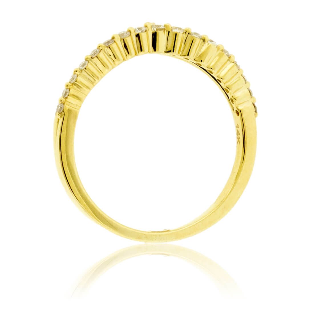 Diamond Contour Tracer Style Ring - Park City Jewelers