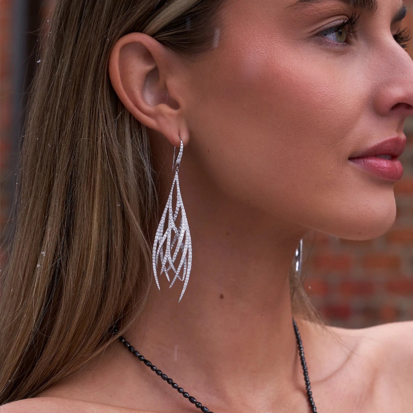 Diamond Fire Drop Earrings - Park City Jewelers