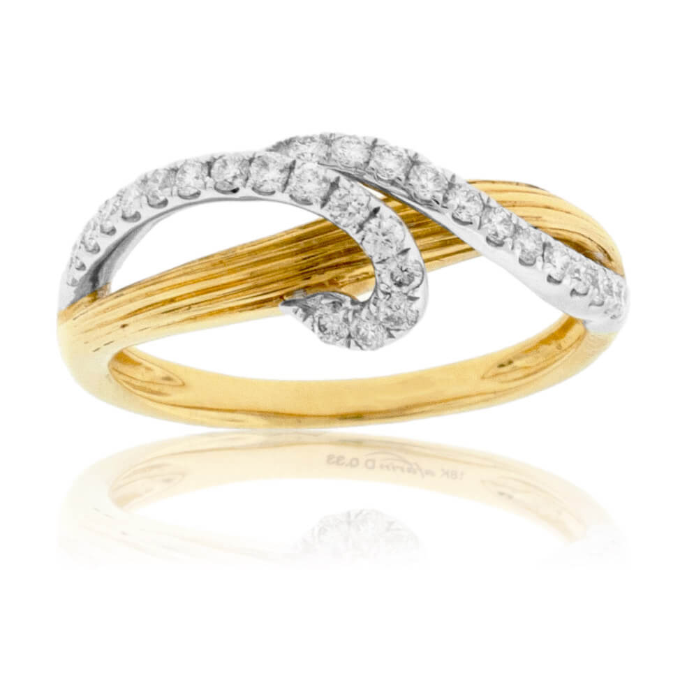 Diamond Heavy Textured Style Ring - Park City Jewelers