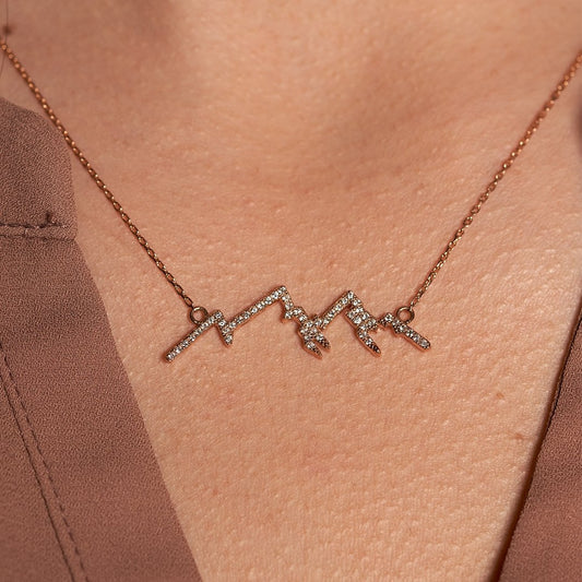 Diamond Peak Mountain Pendant - Park City Jewelers