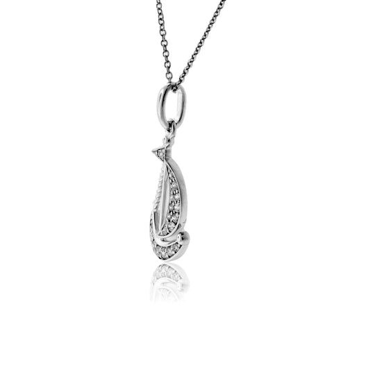 Diamond Sailboat Pendant - Park City Jewelers