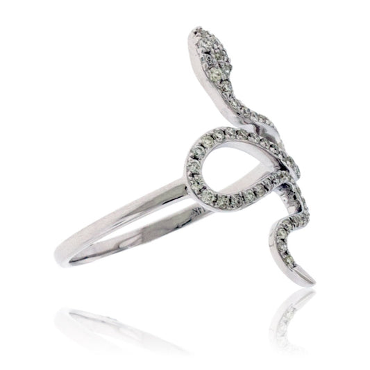 Diamond Snake Fashion Ring - Park City Jewelers