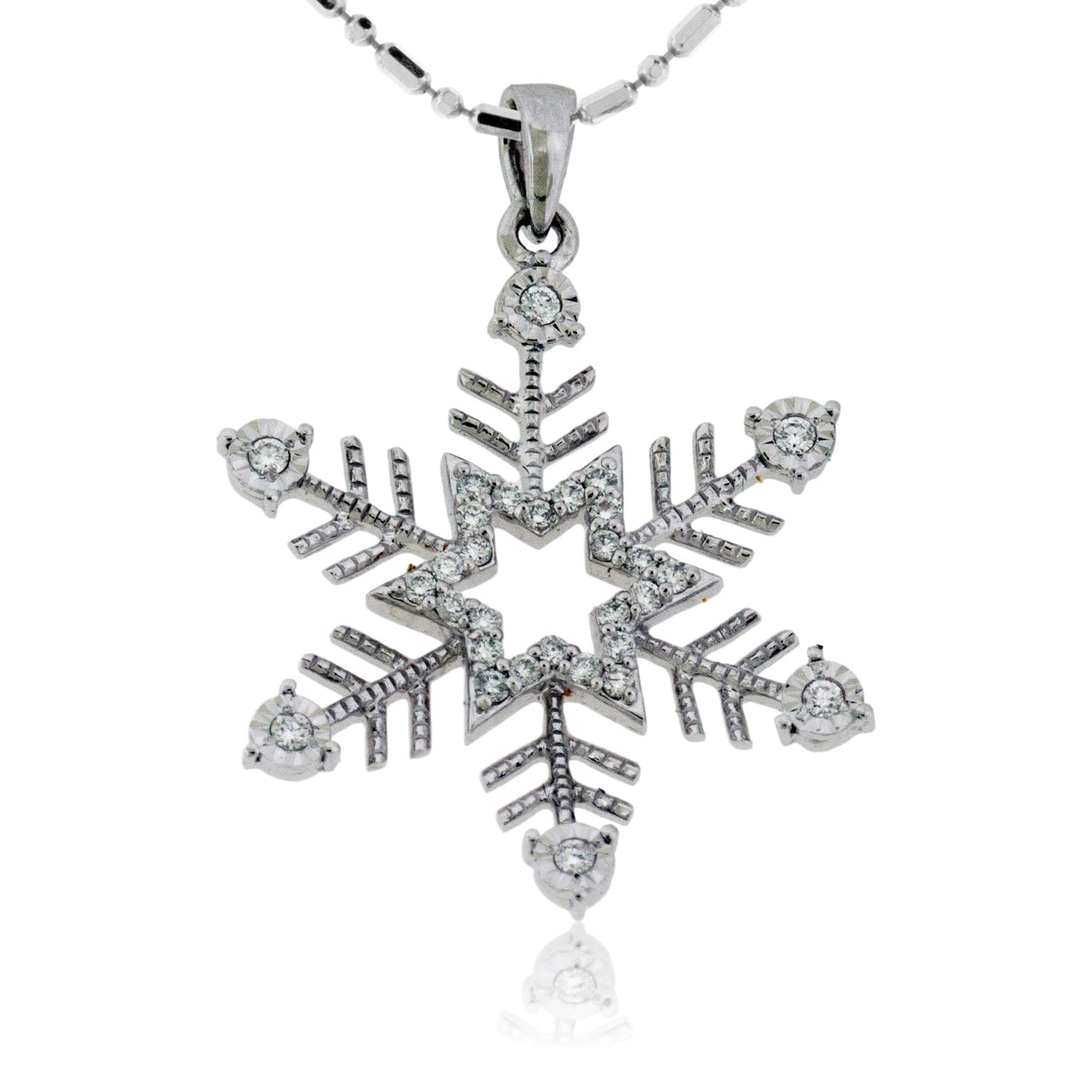 Diamond Snowflake Pendant - Park City Jewelers