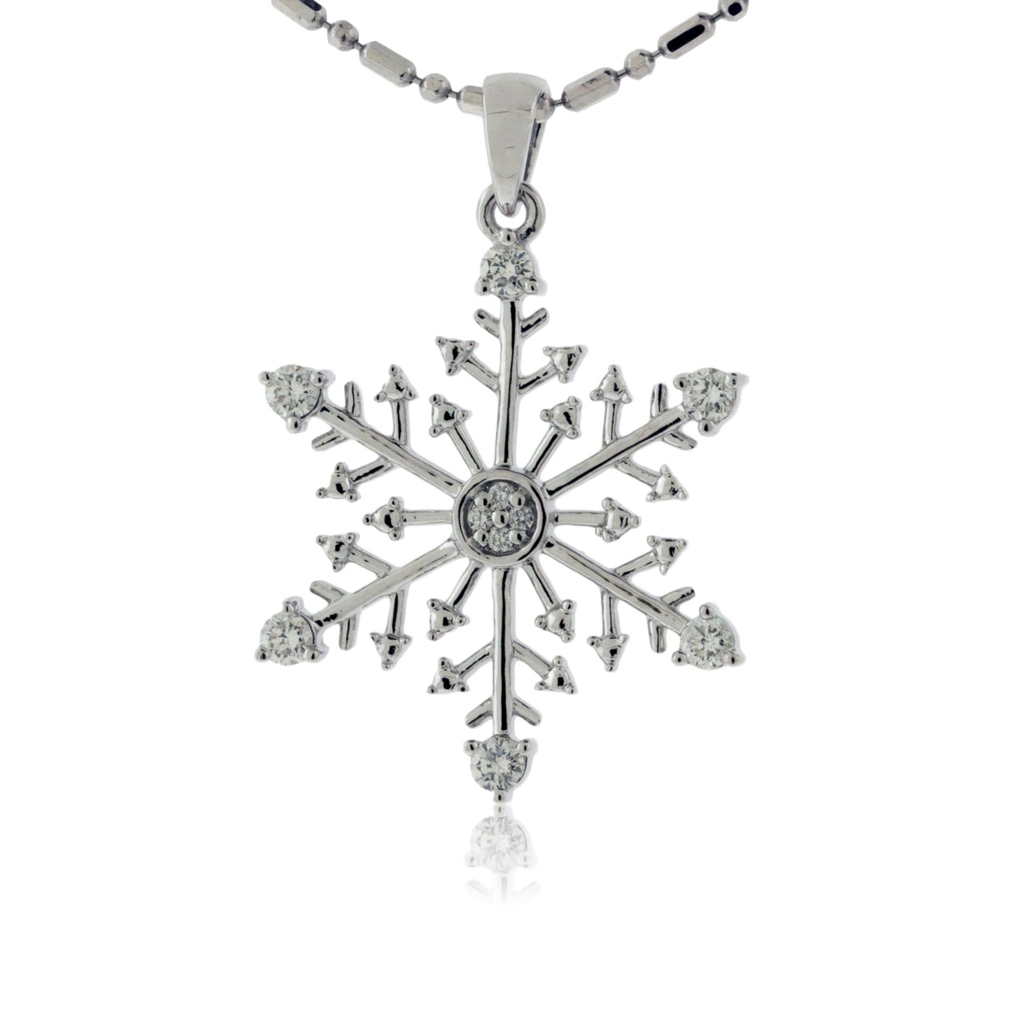 Diamond Snowflake Pendant - Park City Jewelers