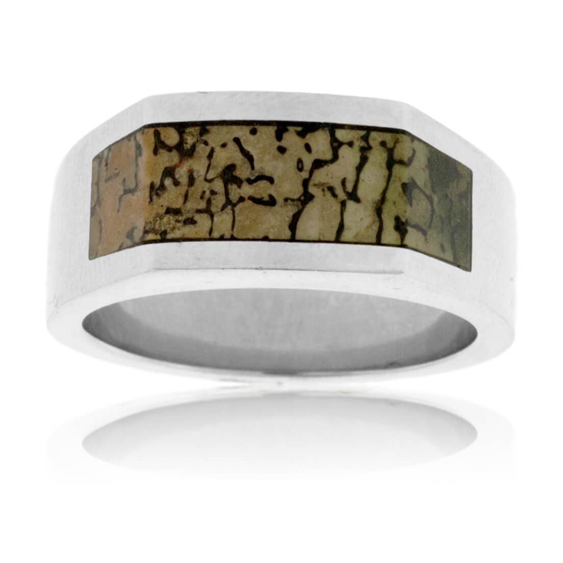 Dinosaur Bone Inlay Style Ring - Park City Jewelers