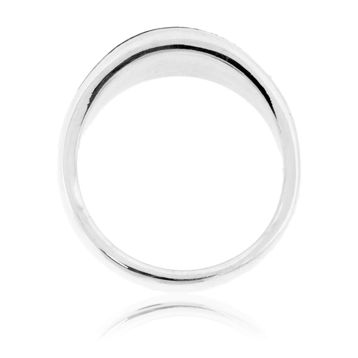 Domed Dinosaur Bone Inlay Band - Park City Jewelers