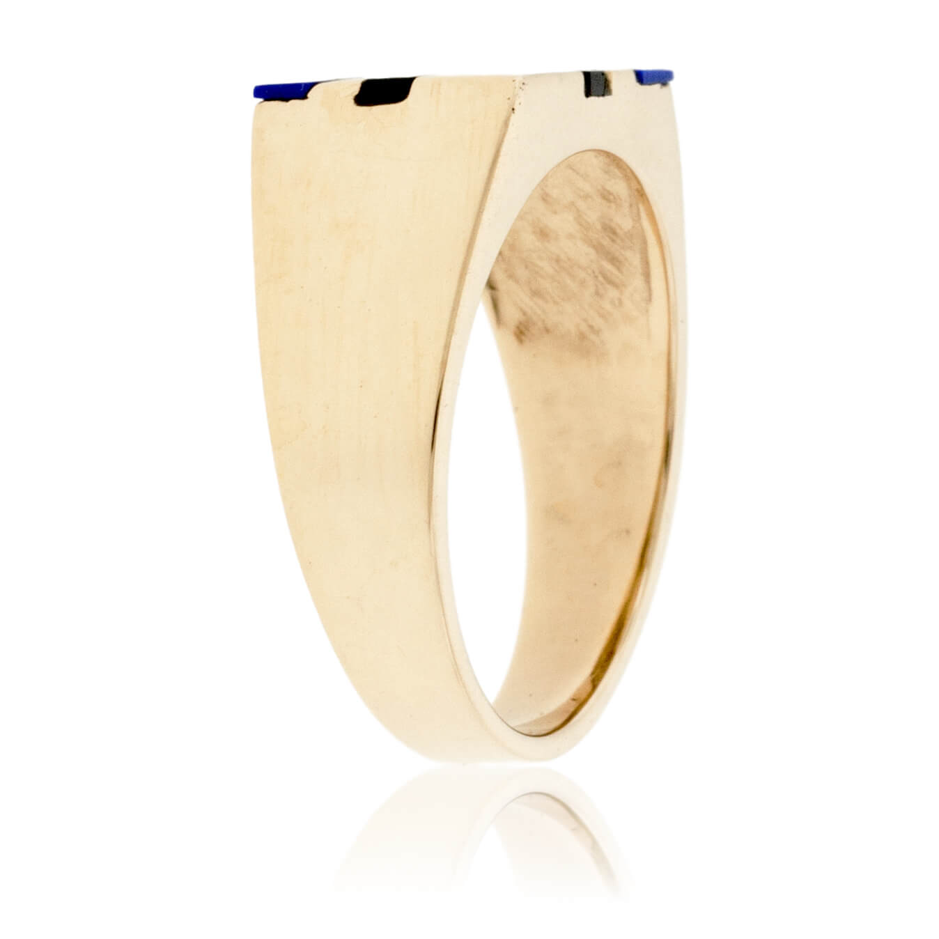 Double Inlay Lapis & Onyx Ring - Park City Jewelers