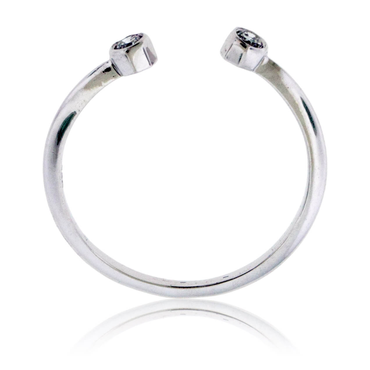 Double Round Diamond Space Ring - Park City Jewelers