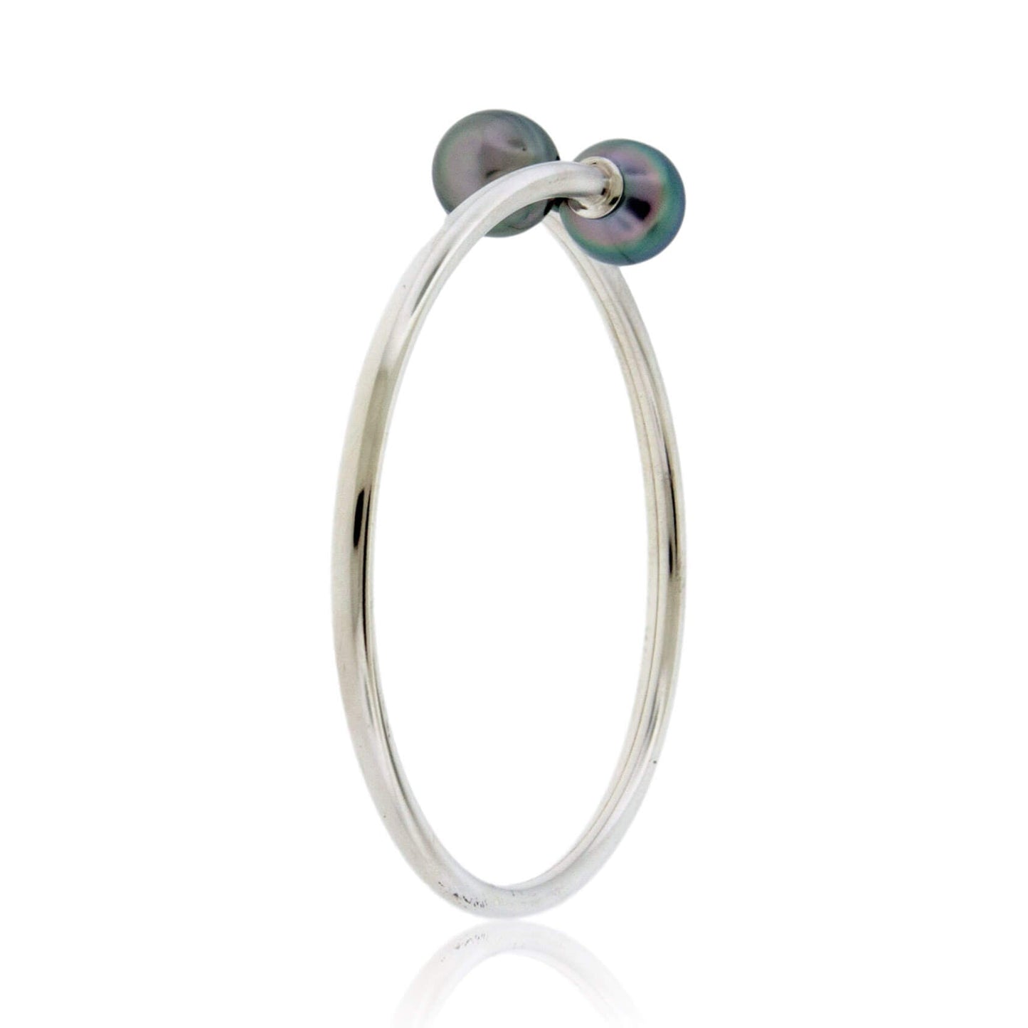 Double Tahitian Pearl Bracelet in Sterling Silver - Park City Jewelers