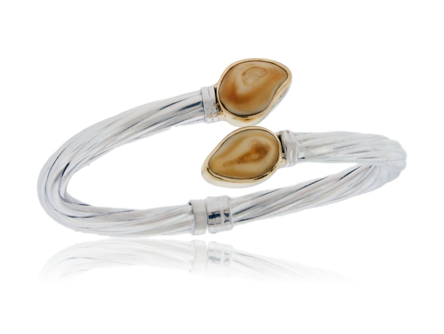 Elk Tooth Ivory Cuff Bracelet - Park City Jewelers