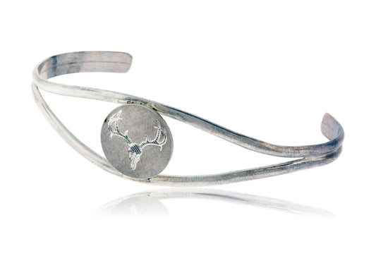 European Mount Engraved Cuff Bracelet - Park City Jewelers