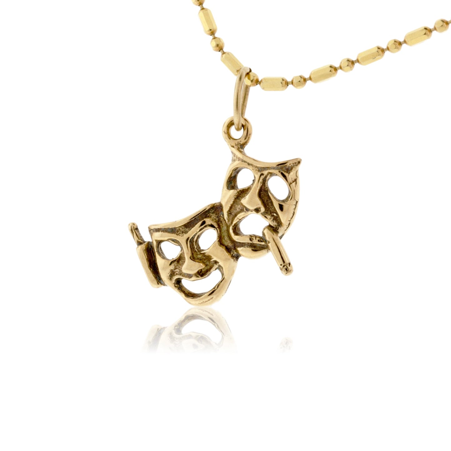 Film Festival Drama Mask Charm or Pendant - Park City Jewelers