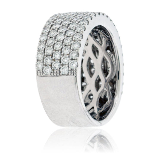 Five Row Pavé Diamond Band - Park City Jewelers