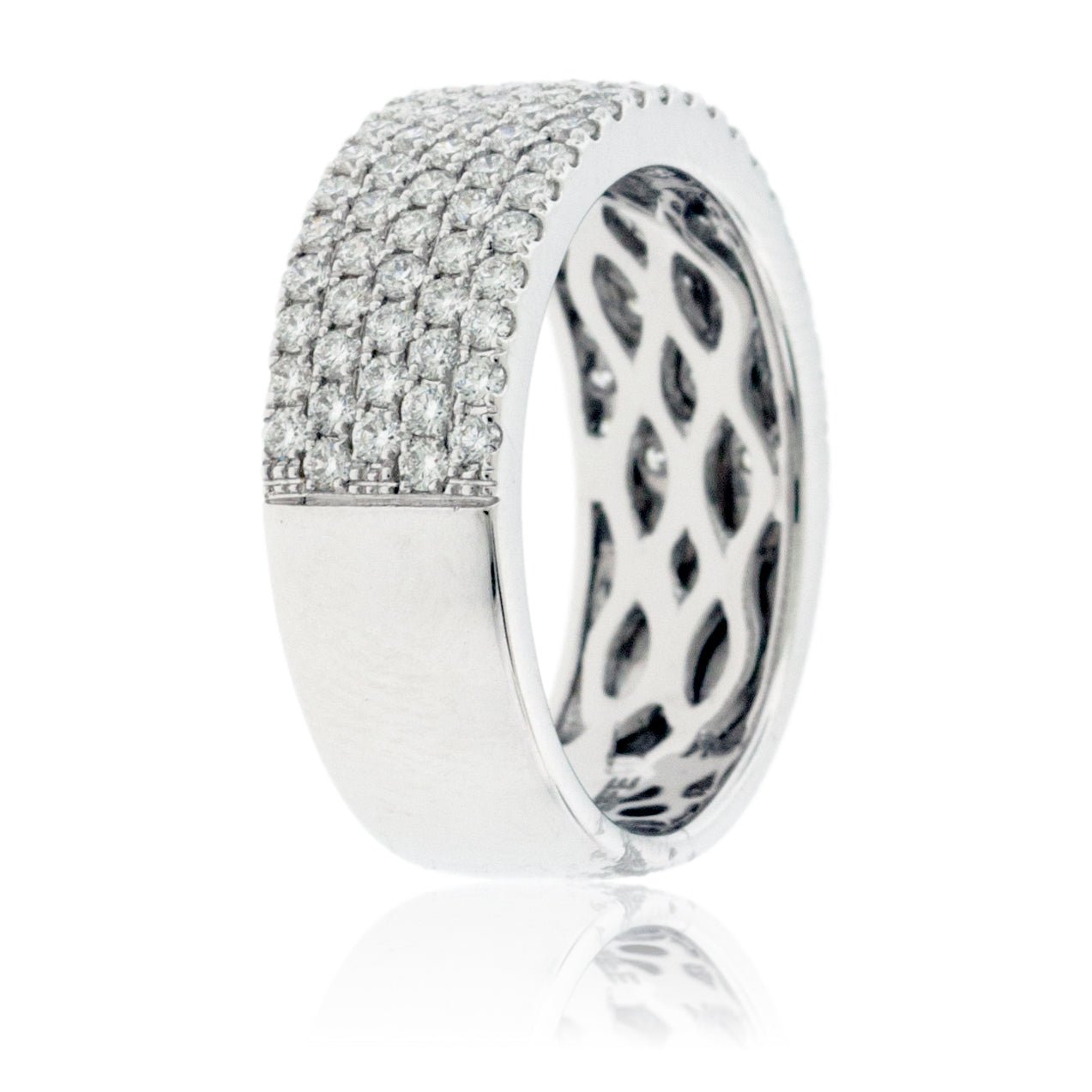 Five Row Pavé Diamond Band - Park City Jewelers