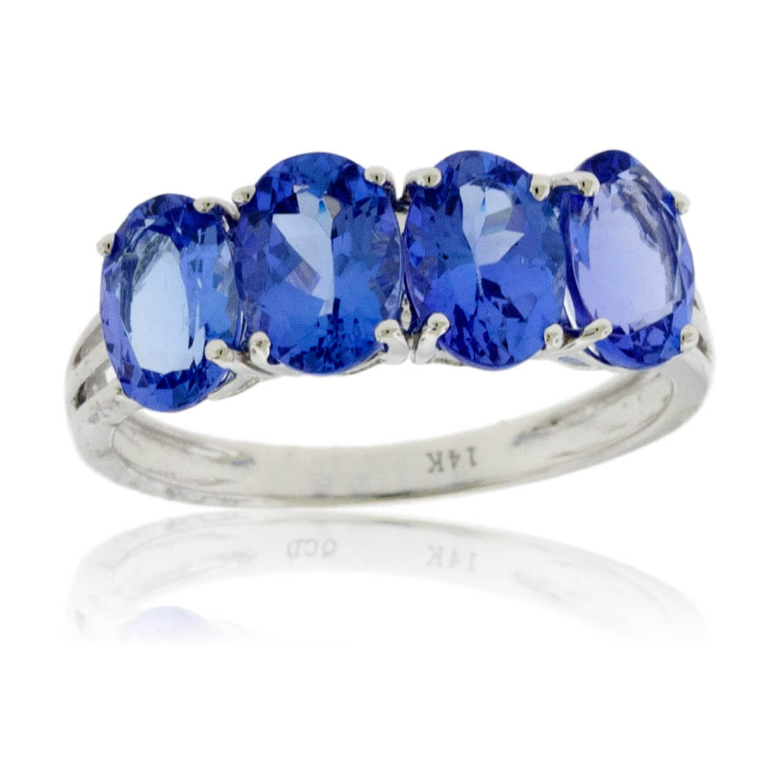Four Oval Cut Tanzanite Ring - Park City Jewelers