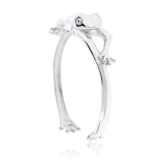 Frog Cuff Style Bracelet in Sterling Silver - Park City Jewelers