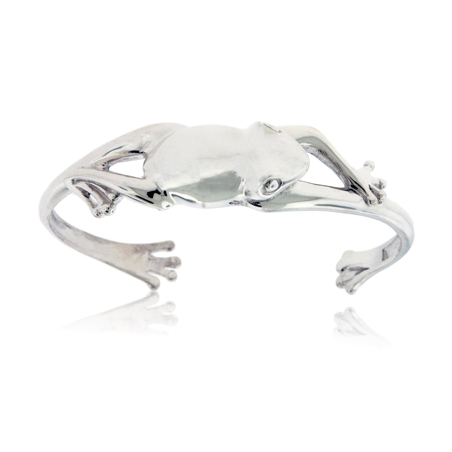 Frog Cuff Style Bracelet in Sterling Silver - Park City Jewelers