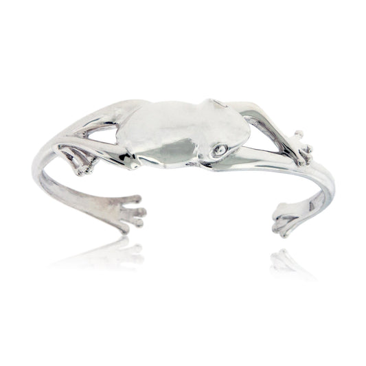 Frog Cuff Style Bracelet in Sterling Silver - Park City Jewelers