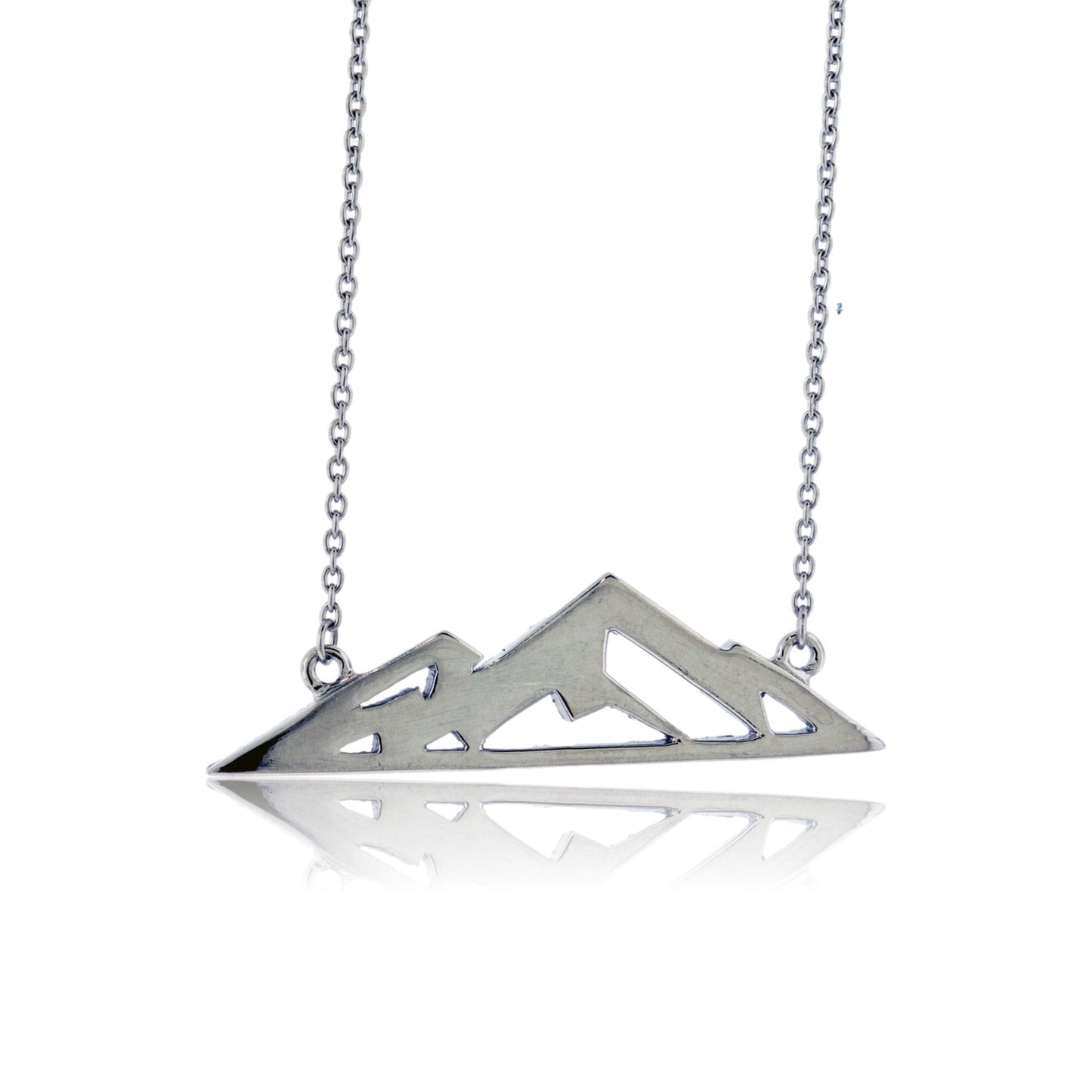Geometric Mountain Peak Pendant - Park City Jewelers