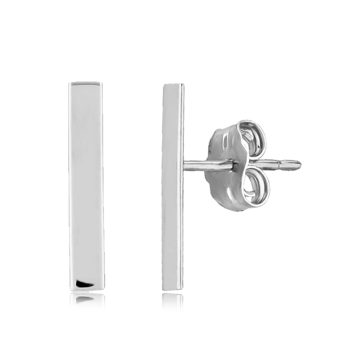 Gold Bar Post Stud Earrings - Park City Jewelers