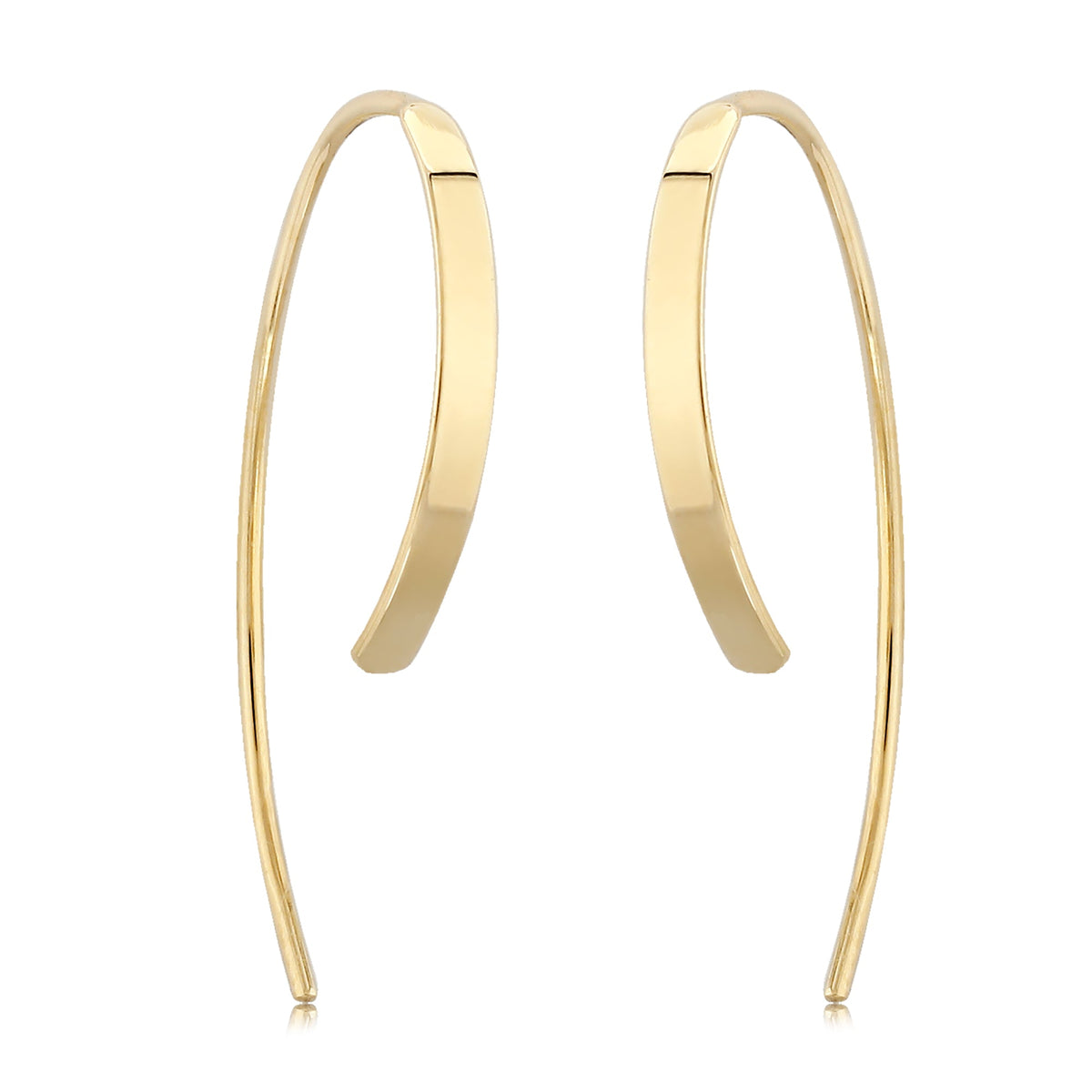 Gold Flat Sweep Cuff Earring - Park City Jewelers