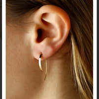 Gold Flat Sweep Cuff Earring - Park City Jewelers