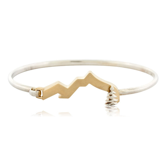 Gold Mountain Bangle Bracelet - Park City Jewelers
