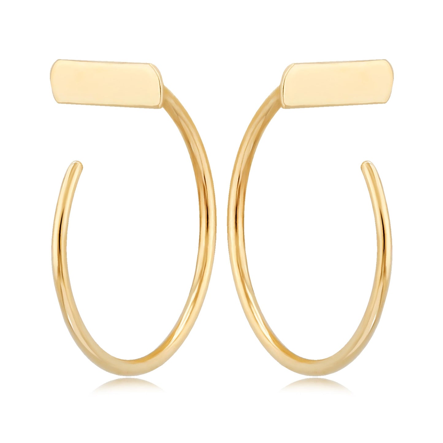 Gold Simple Bar Cuff Earring - Park City Jewelers