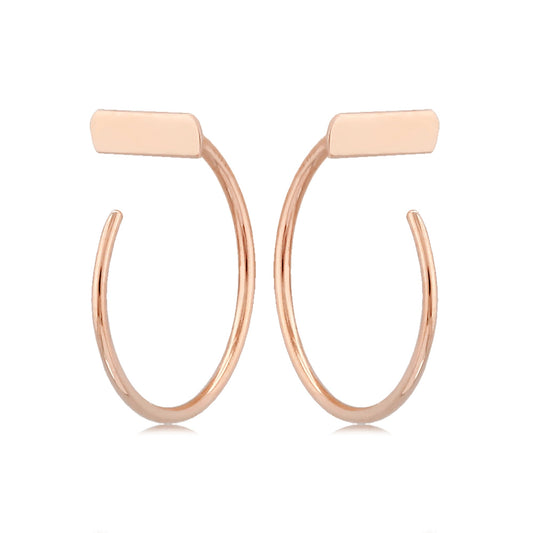 Gold Simple Bar Cuff Earring - Park City Jewelers