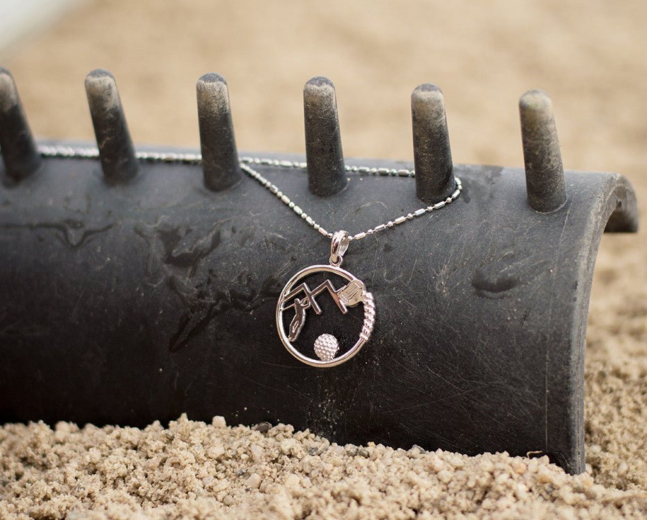 Golfing in the Mountains Necklace - Park City Jewelers