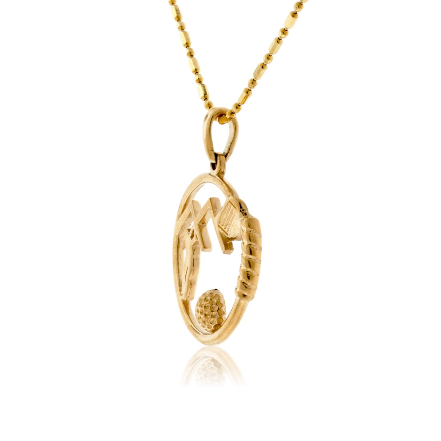 Golfing in the Mountains Necklace - Park City Jewelers