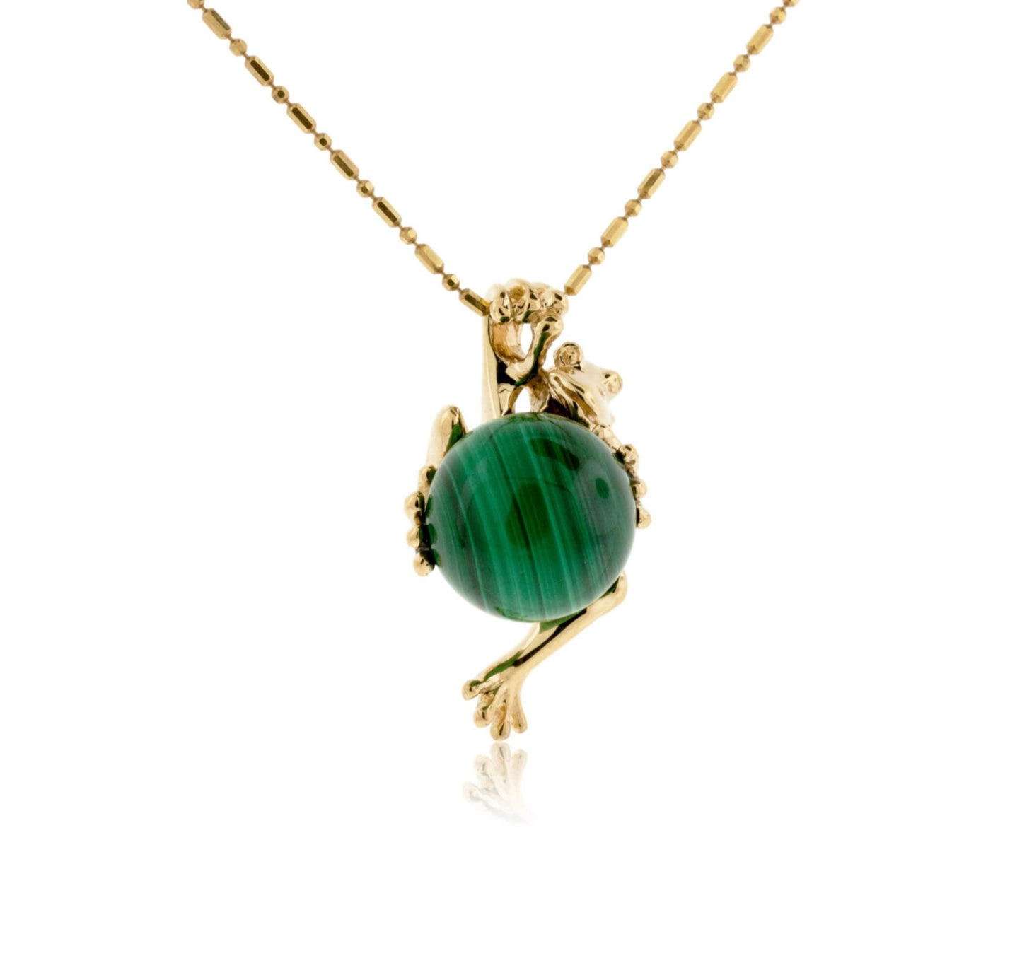 Hanging Pearl Frog Necklace - Park City Jewelers