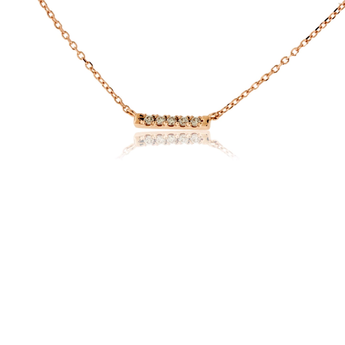 Horizontal Diamond Bar Necklace - Park City Jewelers