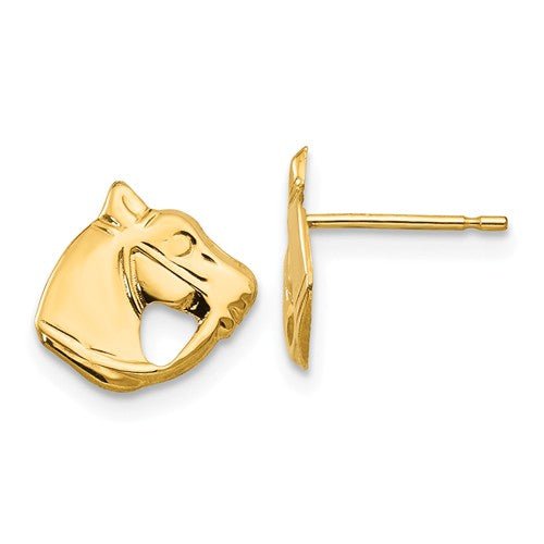 Horse Head Post Stud Earrings - Park City Jewelers