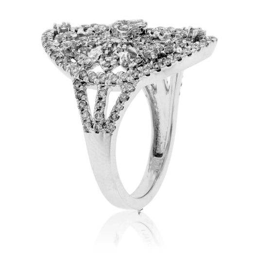 Intricate Bold Diamond Ring - Park City Jewelers