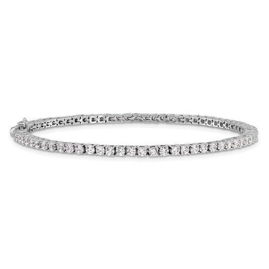 Lab Grown Diamond 4.44 Carat Tennis Bracelet - Park City Jewelers