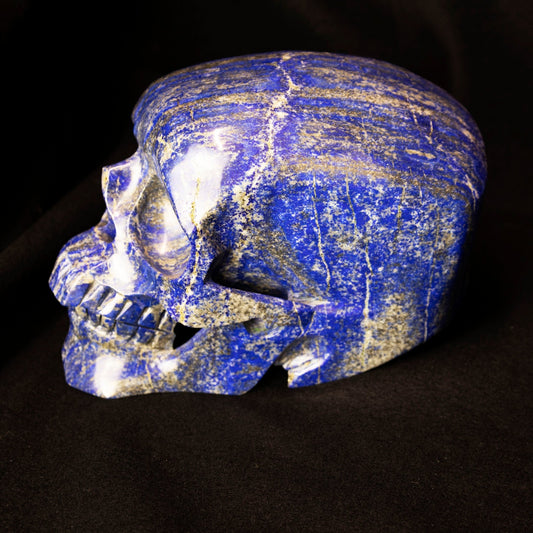 Lapis Skull 9 Inch Carving - Park City Jewelers