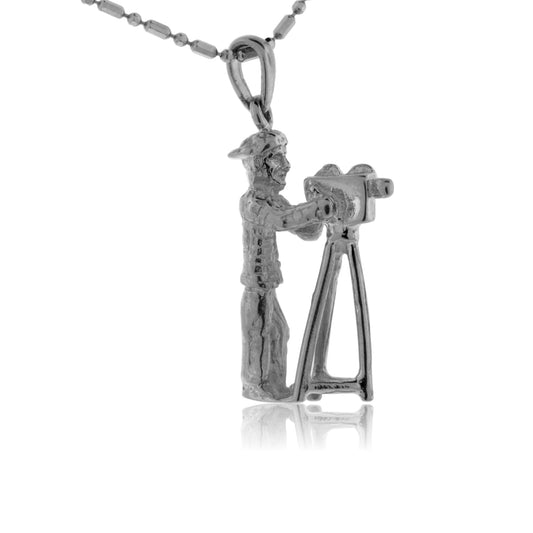 Large Cameraman Pendant or Charm - Park City Jewelers